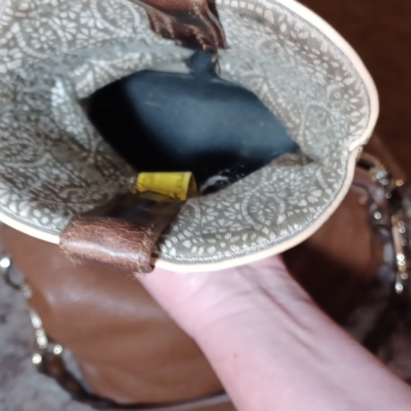 DAN POST, BROWN WITH YELLOW LOOKING DAISIES. KIDS SIZE 2.5. - Picture 7 of 9